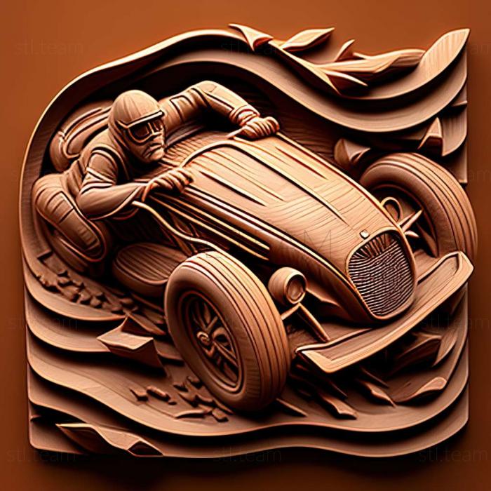 3D model Thumb Car Racing game (STL)